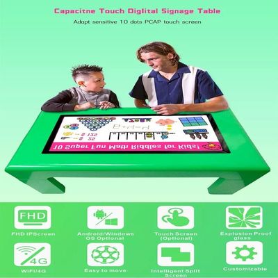 Infrared Smart Interactive Touch Screen Table Multimedia Smooth 4 Legs